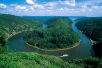 Deutschland Saarland saarschleife bei dreisbach