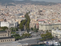 Spanien Blick auf Barcelona