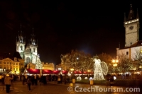 prag winter advent altstadt tyn kirche