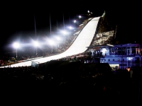 Mühlenkopfschanze Willingen bei Flutlicht Schanze Flutlich 2005
