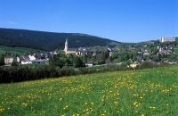 Blick auf Oberwiesenthal