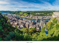 belgien wallonie dinant panorama belgien wallonie dinant panorama