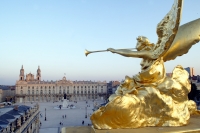 frankreich nancy place stanislaus engel trompete platz