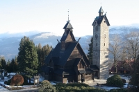 polen polska krummhübel karpacz kirche wang ÅwiÄtynia Wang w Karpaczu 5763