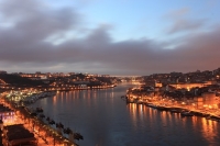 portugal porto douro fluss abend