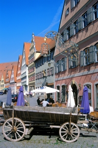 deutschland franken im malerischen dinkelsbühl