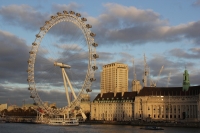 großbritannien england london eye riesenrad themse fluss Freie kommerzielle Nutzung 