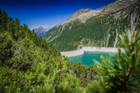 schlegeisspeicher stausee tirol zillertal alpen berge