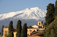 italien sizilien taormina ätna