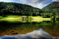 österreich tirol see berg gebirge bergsee hütte