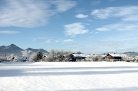 winter, schnee, landschaft, chiemgau, winterlich, weiß