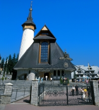 Polen Hohe Tatra Zakopane Kirche Polen Hohe Tatra Zakopane Kirche