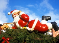 weihnachtsmarktstand, neutral