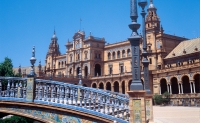 placa de espagna, sevilla, andalusien, spanien