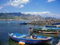 italien sizilien bucht von giardini naxos boote wasser fischer italien 029-15--i--sizilien--in der bucht von giardini naxos