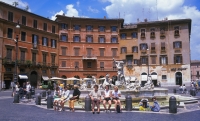 Piazza Navona brunnen auf der piazza navona