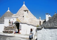 Italien Apulien Trullis in Alberobello