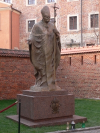 Polen Krakau Wawel Papst Johannes Paul 