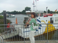 Reisegruppe im Bremer Hafen bremerhafen