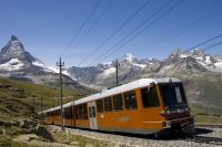 Zahnradbahn in Zermatt
