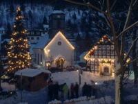 weihnachtsmarkt, willingen, kirche
