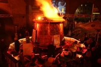 münchen, weihnachtsmarkt, die größte feuerzangenbowle der welt