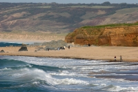 Frankreich Normandie Strand Wellen Meer strand, normandie