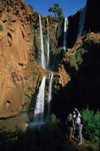wasserfälle cascades d'ourika, marokko wasserfälle cascades d'ourika, marokko