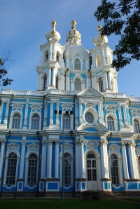 st petersburg, russland, smolny kloster st petersburg, russland, smolny kloster