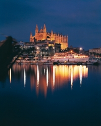 mallorca palma kathedrale hafen mallorca palma kathedrale hafen