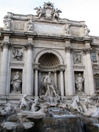 trevi-brunnen, rom, italien
